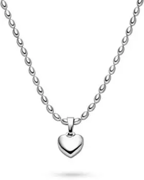 Tamaris Tiny Steel Heart Halskette Edelstahl, silber (TJ-0829-N-45)