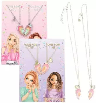 Top Model BFF Kette geteiltes Herz 45cm (0013923)