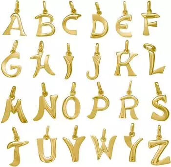 Vivance Dreams Anhänger Buchstabe N, 375 Gelbgold glanz/matt, 18mm (371340797-2N)
