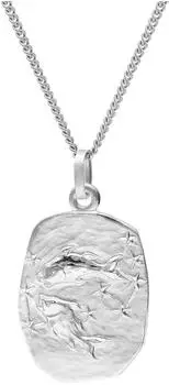 Trendor Sternzeichen Fische Halskette Silber 925, 50cm (15330-03-50)