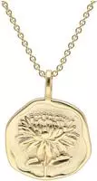 trendor 68002-11 Halskette mit Monatsblume November 925 Silber Vergoldet