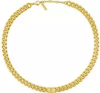 Gliederkette POLICE "Interstellar", gold (gelbgoldfarben), Halsketten, Herren,