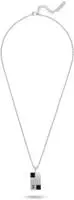 Kette mit Anh&auml;nger POLICE "Ceramica II", silber (edelstahlfarben, schwarz),