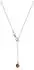 ZEEme Collier 925er Sterlingsilber Bernstein weiß Damen (473250012)