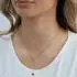 ZEEme Collier 925er Sterlingsilber Bernstein weiß Damen (473250012)