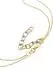 Elli Layer Kette mit Kreis Plättchen, 925 Silber, goldfarben, Damen (676125-0)