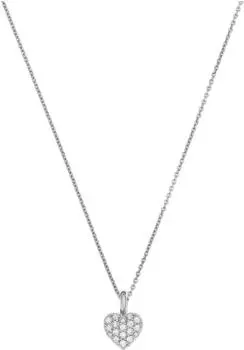 FAVS Halskette 925er Silber 18 Zirkonia Herz (88427971)