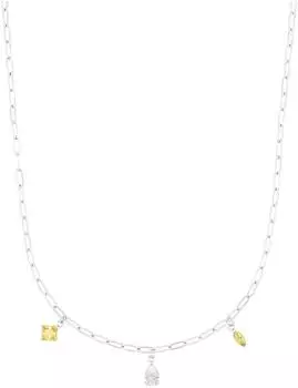 Amor Kette mit Anh&auml;nger, 925er Silber, bicolor, Damen (2039275)
