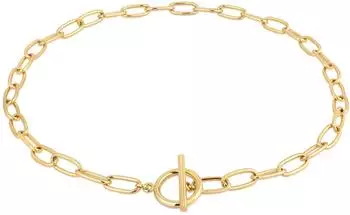Elli Gliederkette T-Steg-Verschluss Messing gold Damen (42273764-45)