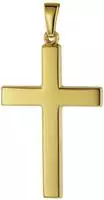 trendor 75541 Kreuz-Anh&auml;nger f&uuml;r Herren 28 mm Gold 333 / 8K