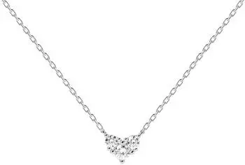 PDPAOLA Forever Halskette & Ohrstecker Set, 925 Sterlingsilber, Kristall (BU02-040-U)