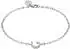 PURELEI Wave Fußkettchen Edelstahl mit Zirkonia, 14K vergoldet (26291-Anklet-Wave)