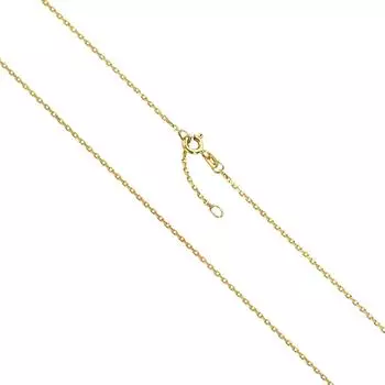 Vivance Dreams Collier Ankerkette diamantiert 333 Gold 1mm, Damen, 45cm