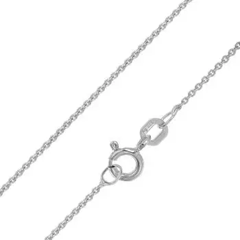Trendor Damen-Halskette Ankerkette 925 Silber rhodiniert (21238-38)