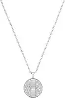 TOM TAILOR Kette mit Anh&auml;nger "Kreis" mit Preciosa Crystal