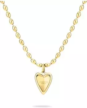 Liebeskind Open Heart Amulet Halskette, Edelstahl, gelbgold (LJ-1902-N-45)