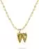 Liebeskind Open Heart Amulet Halskette, Edelstahl, gelbgold (LJ-1902-N-45)
