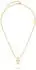Liebeskind Open Heart Amulet Halskette, Edelstahl, gelbgold (LJ-1902-N-45)