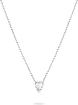 Liebeskind Mini Metal Heart Halskette Edelstahl, silber