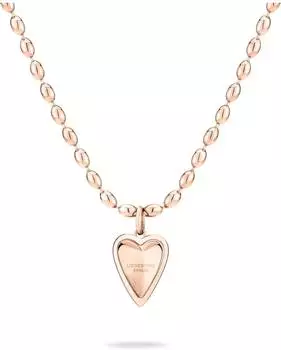 Liebeskind Open Heart Amulet Halskette mit Herz-Anh&auml;nger, ros&eacute;gold (LJ-1903-N-45)