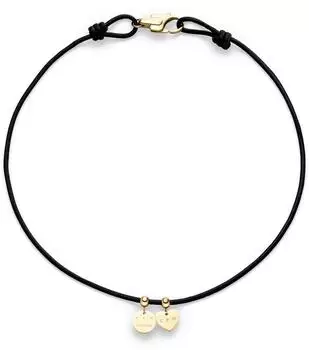 COPENHAGEN Leather Charms Halskette Edelstahl, gold, Damen