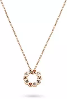 Tamaris Colorful Circles Halskette Edelstahl, ros&eacute;gold (TJ-0859-N-45)