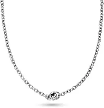 COPENHAGEN Halskette mit Infinity-Element, Edelstahl, 45cm (CPJ-0074-N-45)