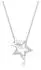 Elli Halskette Stern 925 Sterlingsilber mit Swarovski Kristallen, 45cm (0103781218_45)