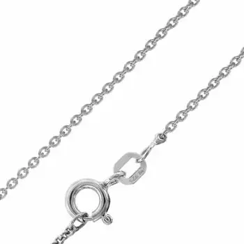 Trendor Ankerkette 925 Silber rhodiniert 1,4mm (75611-45)