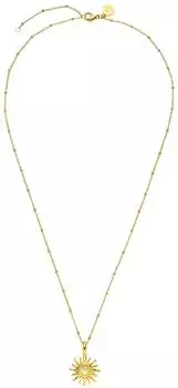 PURELEI Sun Peridot Halskette, Edelstahl, gold, Damen, 50-55cm