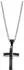 Lotus Temptation Game Kreuz Halskette Herren, Edelstahl, schwarz/silber (LS2105-1/2)