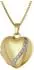 Trendor Medaillon Herz Gold 333/8K Damen-Halskette vergoldet 42cm (39056-42)