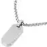 Joop! Kette mit Anhänger, Edelstahl, silber, Herren, 55cm, 2,5mm