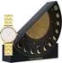 Paul Valentine Moon Geschenkset mit 11 Überraschungen + Armbanduhr, goldfarben, Damen