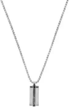 Joop! Kette mit Anh&auml;nger bicolor, Edelstahl, Herren (73566729-0)