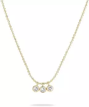 Tamaris Tiny Glimmer Halskette 925er Silber IP Gold (TJ-0604-N-45)