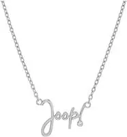 Kette mit Anh&auml;nger JOOP "Joop", silber (silberfarben, kristallwei&szlig;),...