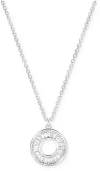 Tom Tailor Halskette Kreis mit Zirkonia, Silber 925, Damen (TT-N0089)