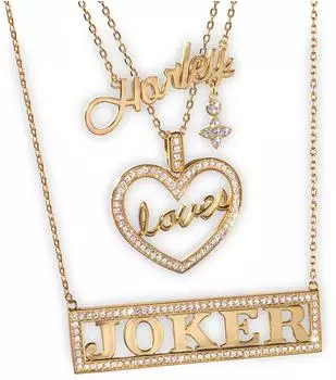 The Noble Collection Harley Loves Joker Halsketten-Set (NN4060)