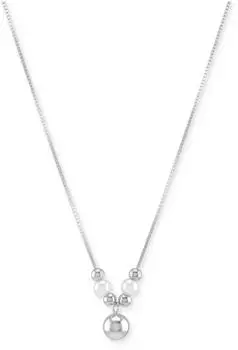 Tom Tailor Halskette mit Perlenanhänger, Silber 925, Süßwasserzuchtperle (TT-N0090)