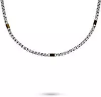s.Oliver Edelstahlkette "Schmuck Geschenk Edelstahl Halskette Basic Stones" mit