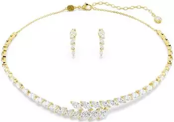 Swarovski Mesmera Set (2), Marquise-Schliff, weiß, 18K goldbeschichtet (5764868)