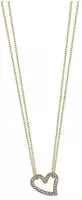 Lotus Herzkette "Essentials - Layering Herz" mit Glasstein