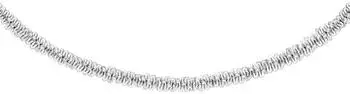 Daniel Wellington Elan Staple Twisted Halskette, Edelstahl, silber (DW00400561)