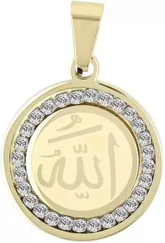 Akzent Malik Anh&auml;nger Edelstahl, goldfarbig, Unisex (70585132-0)
