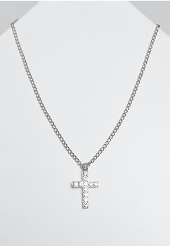 Urban Classics Diamond Cross Necklace (TB3885-00473-0050) silver