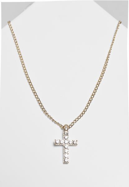 Urban Classics Diamond Cross Necklace (TB3885-00109-0050) gold