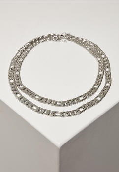 Urban Classics Figaro Layering Necklace (TB4332-00473-0050) silver