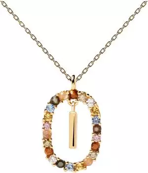 SASMAT RETAIL S.L. Buchstabe Halskette Gold CO01 I