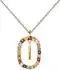 PDPAOLA Buchstabe Halskette Gold CO01